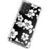 Black and White Galaxy A72 5G Clear Case