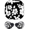 Black and White Galaxy Buds Pro Skin