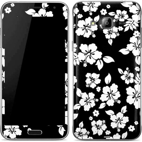 Black and White Galaxy J3 Skin