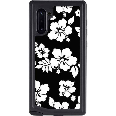 Black and White Galaxy Note 10 Waterproof Case