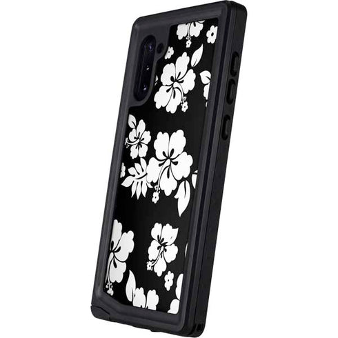 Black and White Galaxy Note 10 Waterproof Case