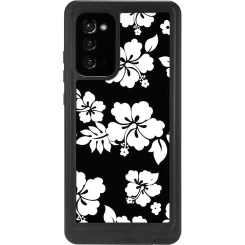 Black and White Galaxy Note20 5G Waterproof Case