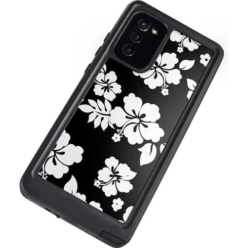 Black and White Galaxy Note20 5G Waterproof Case