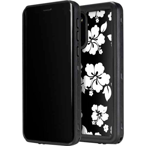 Black and White Galaxy S20 Plus Waterproof Case