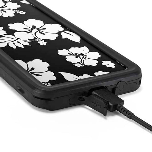 Black and White Galaxy S20 Plus Waterproof Case