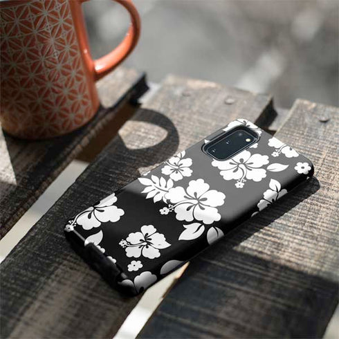 Black and White Galaxy S20 Pro Case