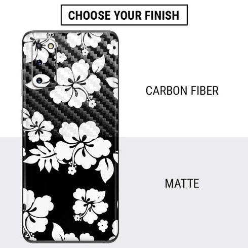 Black and White Galaxy S20 Skin