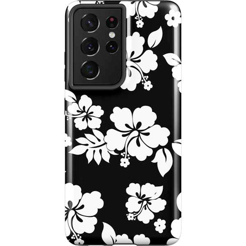 Black and White Galaxy S21 Ultra 5G Pro Case