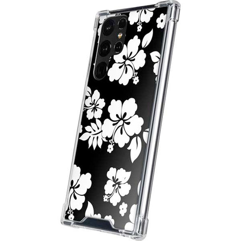 Black and White Galaxy S22 Ultra Clear Case