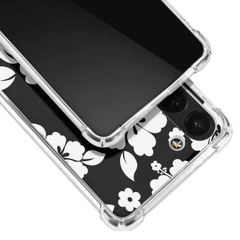 Black and White Galaxy S23 Clear Case
