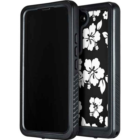 Black and White Galaxy S23 Plus Waterproof Case