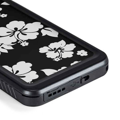 Black and White Galaxy S23 Waterproof Case