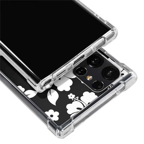 Black and White Galaxy S24 Ultra Clear Case