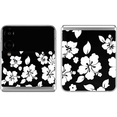 Black and White Galaxy Z Flip4 5G Skin