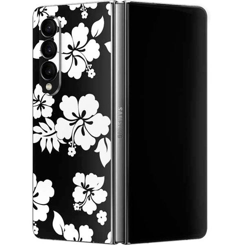 Black and White Galaxy Z Fold4 5G Skin