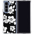 Black and White Galaxy Z Fold5 5G Clear Case