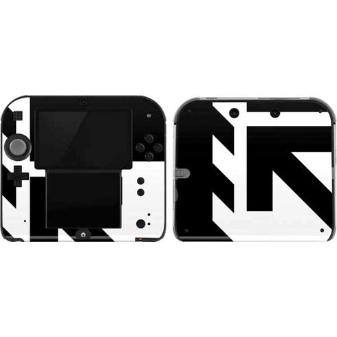 Black and White Geometric Shapes Nintendo 2DS Skin