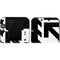 Black and White Geometric Shapes Nintendo 2DS Skin