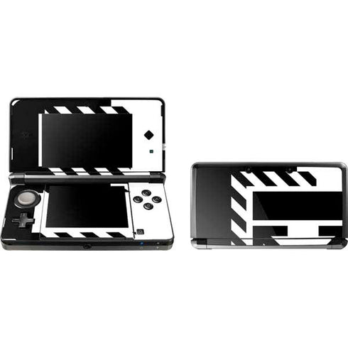 Black and White Geometric Shapes 3DS (2011) Skin