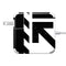 Black and White Geometric Shapes 85W Power Adapter (15 and 17 inch MacBook Pro Charger) Skin