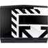 Black and White Geometric Shapes Dell Alienware Skin