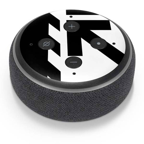 Black and White Geometric Shapes Amazon Echo Dot Skin