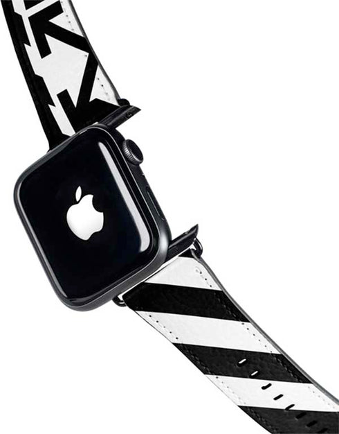 Black and White Geometric Shapes Apple Watch Band 38-40mm