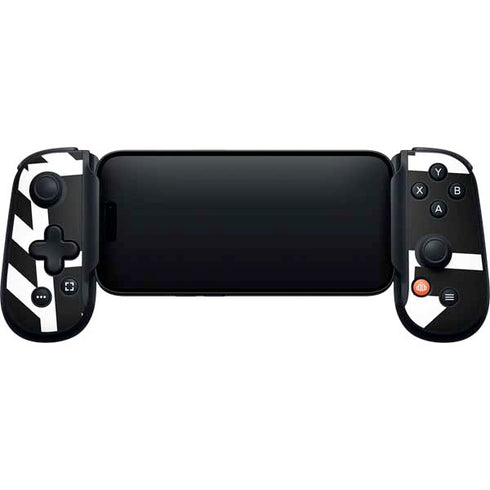 Black and White Geometric Shapes Backbone One for iPhone Game Controller Skin