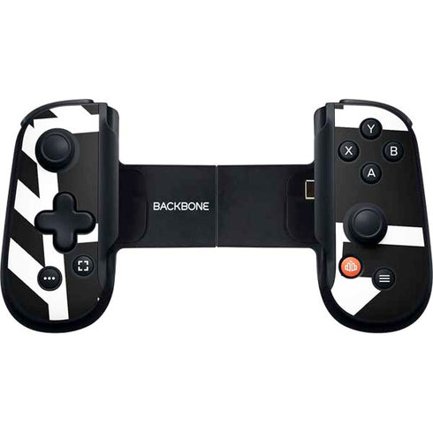Black and White Geometric Shapes Backbone One for iPhone Game Controller Skin