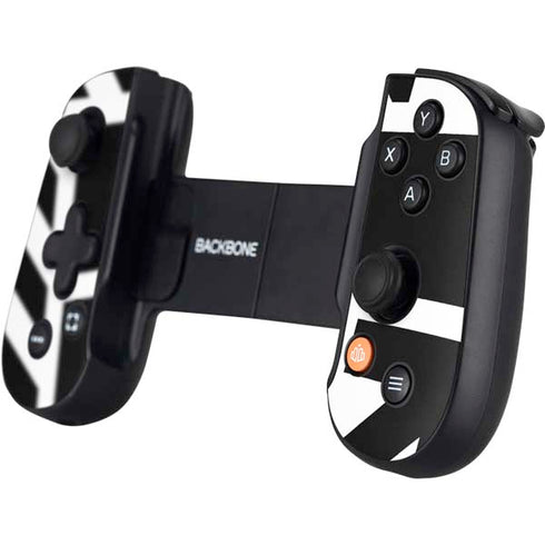 Black and White Geometric Shapes Backbone One for iPhone Game Controller Skin