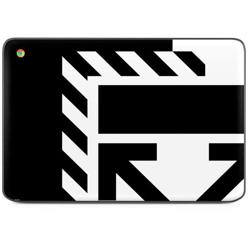 Black and White Geometric Shapes HP Chromebook Skin