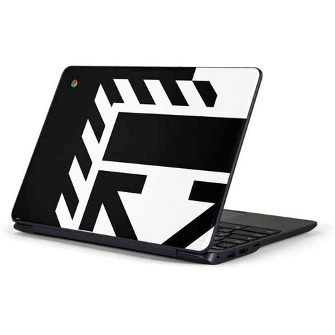 Black and White Geometric Shapes Samsung Chromebook Skin