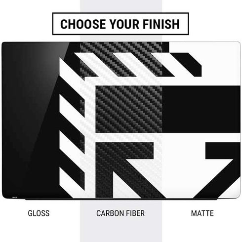 Black and White Geometric Shapes Dell Vostro Skin