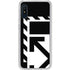 Black and White Geometric Shapes Galaxy A10e Clear Case