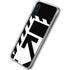 Black and White Geometric Shapes Galaxy A10e Clear Case