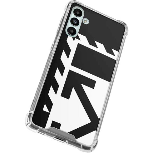 Black and White Geometric Shapes Galaxy A13 5G Clear Case