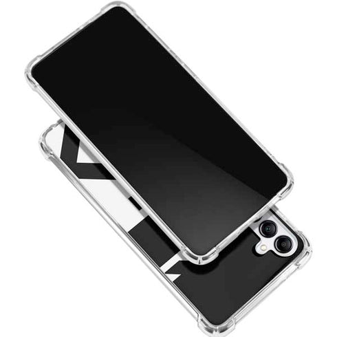 Black and White Geometric Shapes Galaxy A15 5G Clear Case