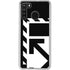 Black and White Geometric Shapes Galaxy A21 Clear Case