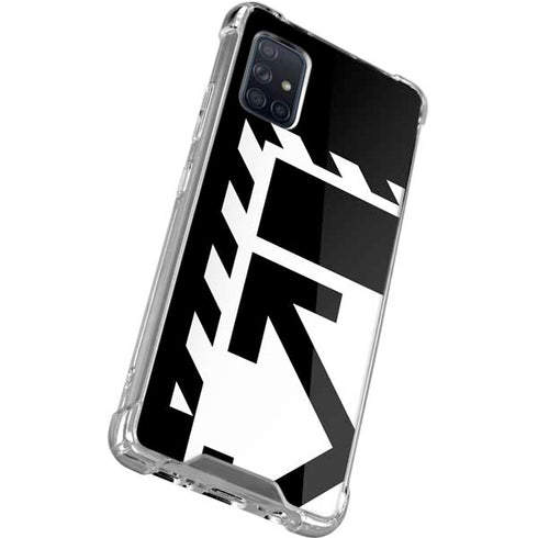 Black and White Geometric Shapes Galaxy A51 5G Clear Case