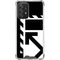 Black and White Geometric Shapes Galaxy A52 5G Clear Case