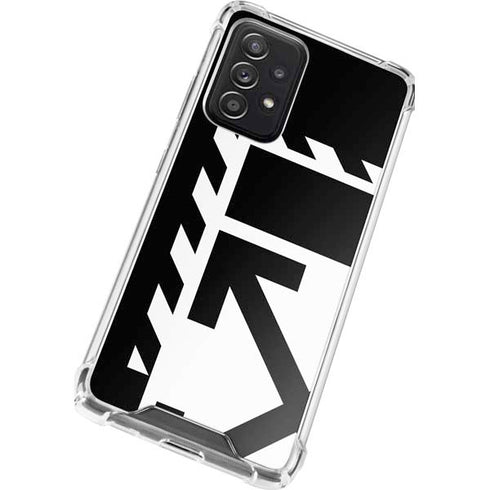 Black and White Geometric Shapes Galaxy A52 5G Clear Case