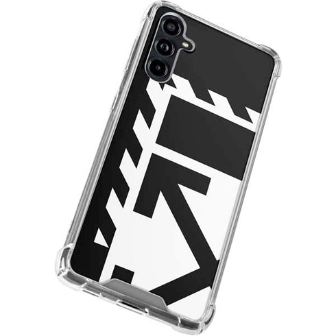 Black and White Geometric Shapes Galaxy A54 5G Clear Case