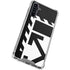 Black and White Geometric Shapes Galaxy A54 5G Clear Case