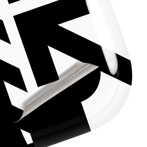 Black and White Geometric Shapes Galaxy Buds Live Skin