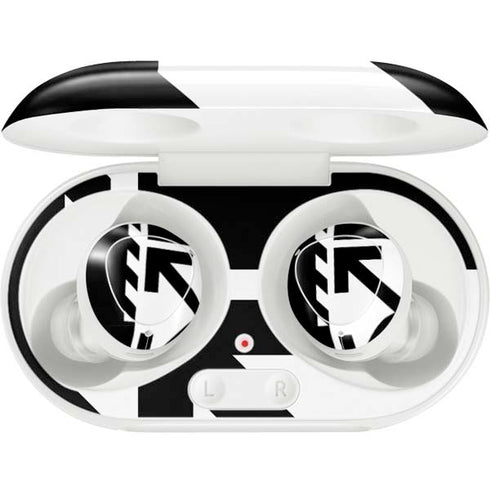 Black and White Geometric Shapes Galaxy Buds Plus Skin