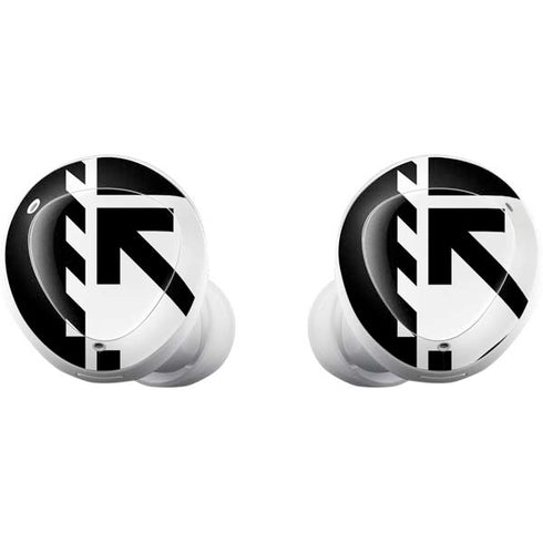 Black and White Geometric Shapes Galaxy Buds Plus Skin