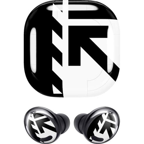 Black and White Geometric Shapes Galaxy Buds Pro Skin