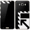 Black and White Geometric Shapes Galaxy J7 Skin