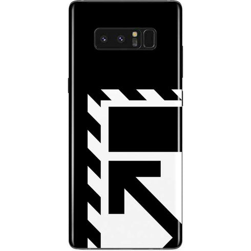Black and White Geometric Shapes Galaxy Note 8 Skin