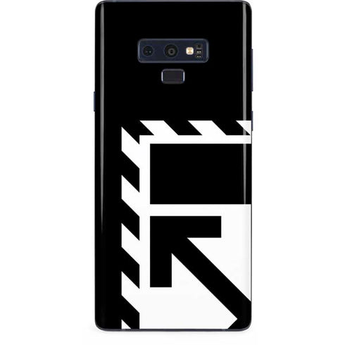Black and White Geometric Shapes Galaxy Note 9 Skin